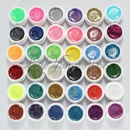 Nail Polish Professional 36 Colors UV Gel Builder Varnish Colorful Glitter Manicure set 231012