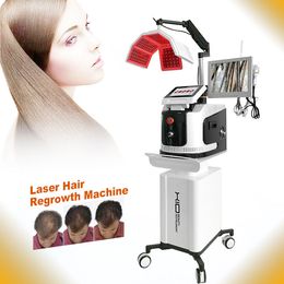 New Technology Red Light Therapy Hair Regrowth Treatments Transplantation Laser Machine For Hair Growth Alopecia Areata Treatment Machine Without Base