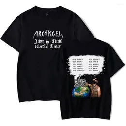 Men's T Shirts Arcangel Just In Time World Tour 2023 Oversized Shirt Women Men Y2K Streetwear Hip Hop Short Sleeve Funny Tshirt Graphic Tees