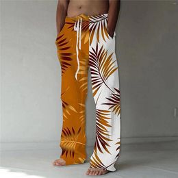 Men's Pants Sweatpants Soft Comfy Loose Fit Wide Leg Trousers Sports Running Jogger Drawstring Retro Basic Pantalones