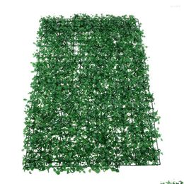 Decorative Flowers Artificial Boxwood Panels Topiary Hedge Privacy Sn Sun Protected For Outdoor Indoor Garden Fence Backyard And Dh89X