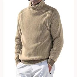 Men s Sweaters Turtleneck Knitted Long Sleeve Pullovers Men Solid Casual Male Sweater Spring Autumn Knitwear Tees Top 231012