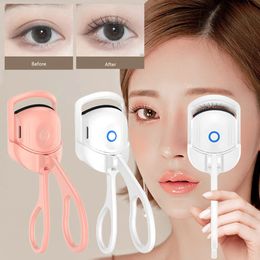 Eyelash Curler Electric Heated Eyelashes Curls Thermal USB Rechargeable Mini Long Lasting Makeup Tool Beauty 231012