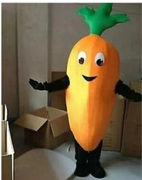 Orange Carrot Mascot Costumes Christmas Fancy Party Dress Cartoon Character Outfit Suit Adults Size Carnival Easter Advertising Theme Clothing