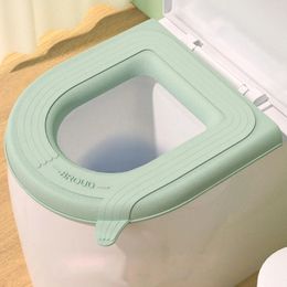 Toilet Seat Covers Waterpoof Soft Toilet Seat Cover Bathroom Washable Closestool Mat Pad Cushion EVA Toilet seat Bidet Toilet Cover Accessories 231013