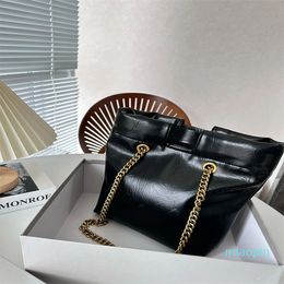 2023-Fashion Luxury leather women's bag Classic Designer Bag Adjustable chain shoulder Large capacity shopping Crossbody Soft leather handbag