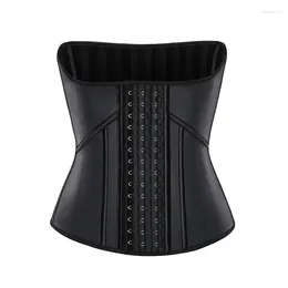 Women's Shapers Latex Belt With 21 Steel Bones Reinforced Waist Plate Cotton Lining Extended Back Sports Shaping Seal 8754