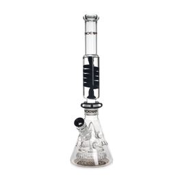 18 Inches Big Freezable bong Colorful Glass Bong Oil Rigs Condenser Coil Built A Bong Dab Rigs Glass Water Pipe