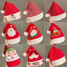 Beanie/Skull Caps Christmas Hat Girl Decorative Hat Plush Creative Santa Claus Deer Horn Hat Adult Children's Hat Dressing