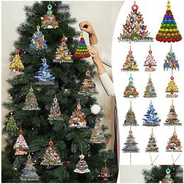 Christmas Decorations Christmas Wooden Hanging Ornaments Personalised Animal Tree Wall Door Court Home Fall Decorations Holiday Home G Dhy7Z