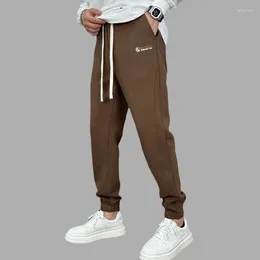 Men's Pants High Quality Men Sports 3D Cut Micro Elastic Cotton Joggers Hombre Streetwear Korean Loose Casual Versatile Sweatpants