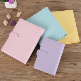 A5 A6 Notebook Cover Protector PU Leather Notebooks Binder Personal Planner Diary Loose Covers for Filler Paper Xkbco
