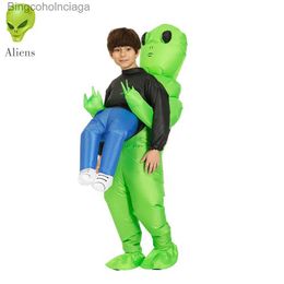 Theme Costume ET-Aliens Iatable Come Scary Monster Cosplay For Adult Kids Thanksgiving Christmas Party Festival Stage Children ClothingL231013