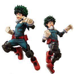 Mascot Costumes 15cm Amine Figure Midoriya Izuku Deku My Hero Academia Jump Up Pose Cute Dolls Toy Gift Collect Boxed Ornaments Pvc Material