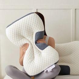 Pillow Cervical Orthopedic Neck Pillow To Help Sleep And Protect The Pillow Neck Household Soybean Fiber Massage Pillow Core 231013