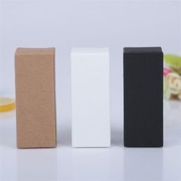 Foldable Brown Paper Packaging Box Lipstick Essential Oil Bottle Storage Box Gift Package Lipstick Perfume Cosmetic Nail Polish Package Gcin