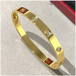 Gold Bracelet Diamond Bracelets Designer Bangle Braclets For Man Armband Bangles Mens Braclet Pulsera Hombre Bracciale Uomo Bracci242k