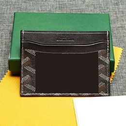 Korthållare Designer Purse Gy Leather Plånböcker Mini plånböcker Färg äkta läderkortshållare myntväska män och kvinnor plånbok går gårdskorthållare nyckelkredit