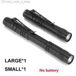 Flashlights Torches UooKzz Pen Light Mini Portable LED Flashlight 1000 lumens 1 Switch Mode LED Flashlight For Daily lighting Dentists Camping Etc. YQ231013