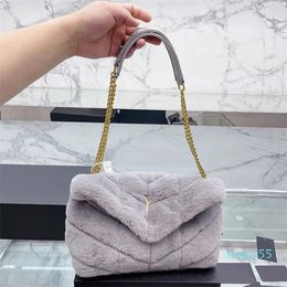 Shoulder Bags Designer Womens Crossbody Bag Stylish Denim Handbags Elegant Winter Shoulder Bag Purses Wallets 30cm