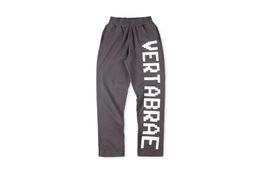 Vertabrae Sweatpants Mens Pants Designer High Street 3D Letter Hip Hop Sports Casual Pants Joggers Q6