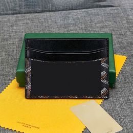 أصحاب البطاقات مصمم محفظة Gy Gy Leather Wallets Mini Wallets Color أصلي حامل بطاقة جلدية عملة عملة الرجال والنساء محفظة Go Yard Card Award أنا أتسوق