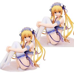 Mascot Costumes 13cm Anime Figure the Cultivating Way Eriri Spencer Sexy Pamas Sit Model Dolls Toy Gift Collect Boxed Ornaments Pvc Material