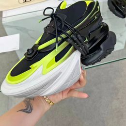 Unicorn Spacecraft Space Dad Shoes Men's Bar Thick Sole Elevated Sports Shoes Women's Gradient Foreign Trade Couple Shoes