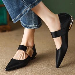 Dress Shoes Women Nature Suede High Thick Heels SmallHut Spring Black Apricot Square Toe Pumps Elegant Lady Metal Decoration