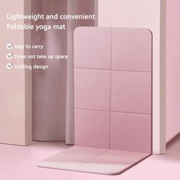 Yoga Mats TPE Meditation Pad Soft Foldable Pilates Gymnastics Mat Breathable Portable Shockabsorbing Easy Clean for Home Gym Office 231012