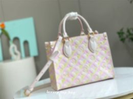 10A Summer ONTHEGOtote Bag Top leather leisure shopping bag Tri-color capsule series women's crossbody bag Fashion Bags