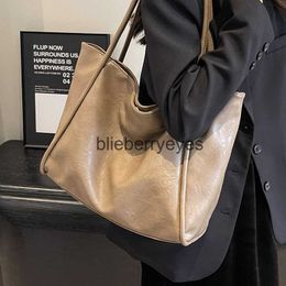 Cross Body Simple and Underarm Big Bag for 2023 Autumn/Winter New Fashion Tote Bag Shoulder Bagblieberryeyes