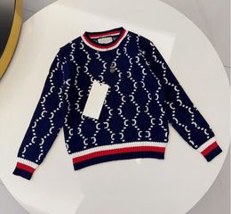 autumn kids designer clothes letter pullover baby boy girl Sweaters knitwear Jumper children coat