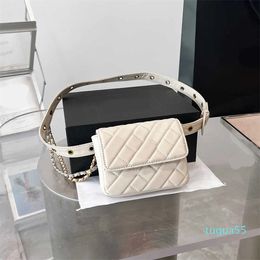 Designer Waist Bags Unisex Lingerie Chain Bag Leather Purse Chest Fanny Pack Wallets Crossbody Handbags Bum Shoulder