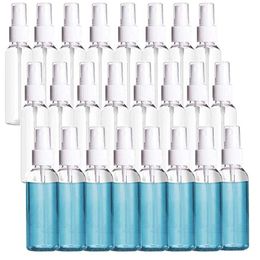 60ml Fine Mist Spray Bottles 2oz Small Travel Refillable Containers Makeup Cosmetic Atomizers Reusable Empty Container Xmrlc