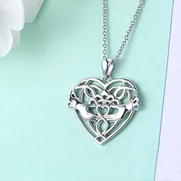 Pendant Necklaces CAOSHI Fancy Heart Shape Necklace Lady Ceremony Party Jewellery With Hollow-out Design Delicate Arrival Accessories