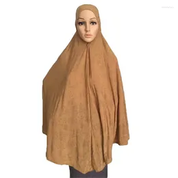 Ethnic Clothing Overhead Khimar Prayer Hijab Scarf Muslim Women Long Shawls Wrap Pull On Ready Made Headscarf Turban Niqab Nikab Burqa 100