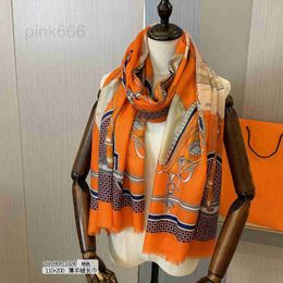 Scarves Designer New Cashmere Scarf Women's Ring Soft High Grade Long Scarf Shawl Dual Use Autumn Winter Warm Scarfs with Raw Edge VFOP