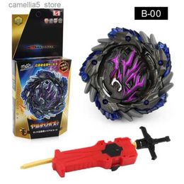 Spinning Top New Beyblade Takara Tomy Product Exploding Top Toy B-00 Dark Sky Combat Top with Holy Sword Launcher Children's Gift Q231013