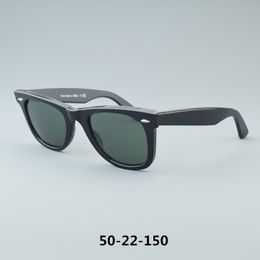 2023 Classic inclination sunglasses Green Glass lens Sun glasses 2140 Ladies Men's Fashion Frame Sun Glasses Premium Women's sunglass UV400 gafas de sol hombr