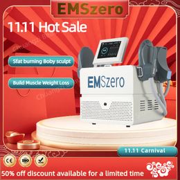 EMSzero Neo NOVA 14 Tesla 6500W Hi-emt EMS Body Sculpt RF Machine Muscle Stimulator Shaping Massage Equipment for Salon