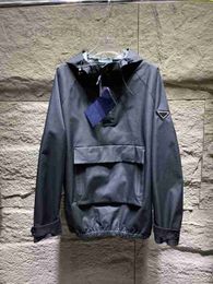 Men's Hoodies & Sweatshirts Designer 2023 latest designer hoodie fashion large pocket stitching design half zipper jacket high quality top brand luxury BHU9