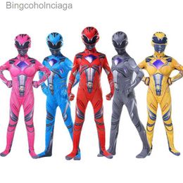 Theme Costume Mecha Five Beast Come Cosplay Mystic Force Ranger Halloween Come for Kids erhero Come ChildrenL231013