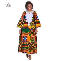 2019 Whole African Dresses for Women Dashiki Ropa Africa Traditional African Robe Long African Print Dresses WY175215K