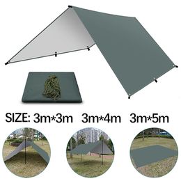 Tents and Shelters Waterproof Camping Tarp Sunshade UV Protection Lightweight Outdoor Adventure Hiking Camping Backpacking Picnic Tent Tarp 231013