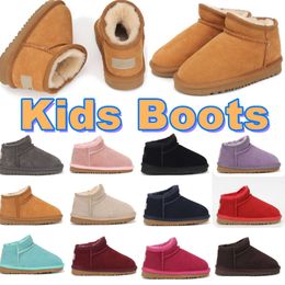 24 NEW Baby boots kids designer Shoes Toddlers Boys girls snow boot low kid winter warm booties youth U