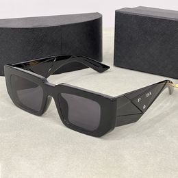 designer sunglasses letter p Polarised sunglasses personality UV resistant men women Goggle Retro square sun glass Casual eyeglasses with box