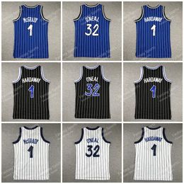 Kids Men 32 Shaq ONeal Basketball Jerseys Penny McGrady Blue White Black Retro Mens Youth Throwback Jersey stitched