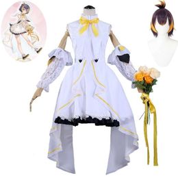 Cosplay Youtuber Vtuber Nijisanji En Obsydia Petra Gurin Cosplay Costume Wig Anime Frost Penguin St Anniversary Dress Halloween Suit