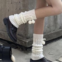 Women Socks 1 Pair Casual Boot Stockings Over Knee Keep Warm Tear-resistant Autumn Winter